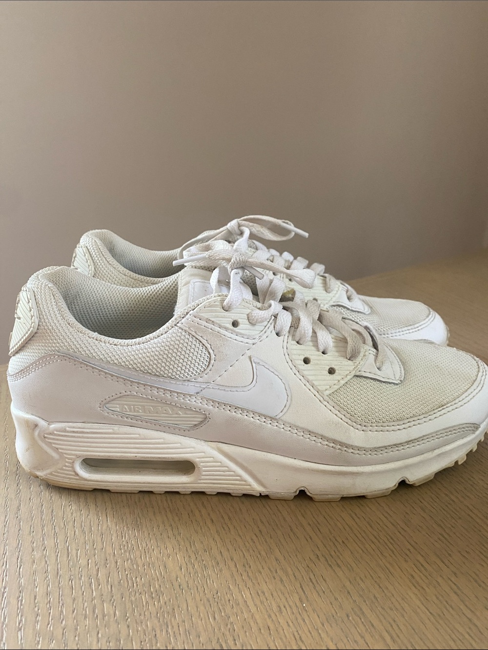 Nike White Low-Top Air Max Sneakers